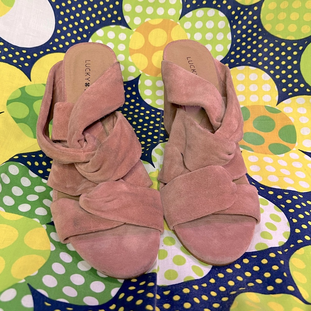 Coral Pink Marcile Heel︱Lucky Brand size 8m